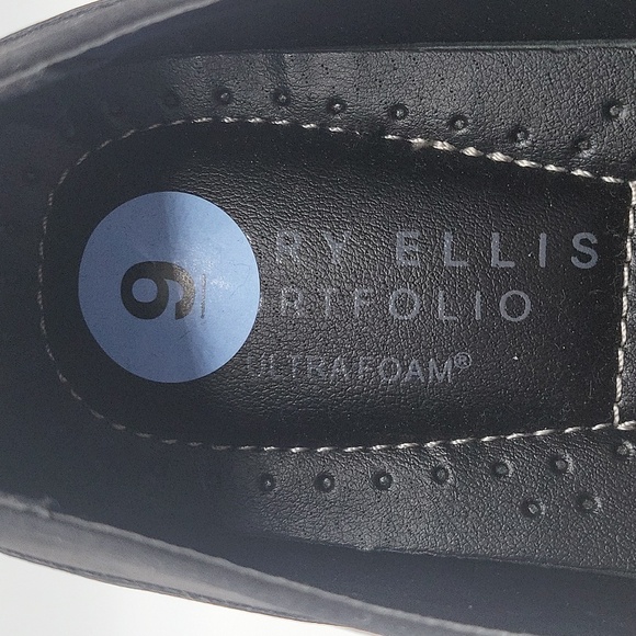 1158- Perry Ellis Suede Men's Shoes Black Color Size 9 - Picture 8 of 9